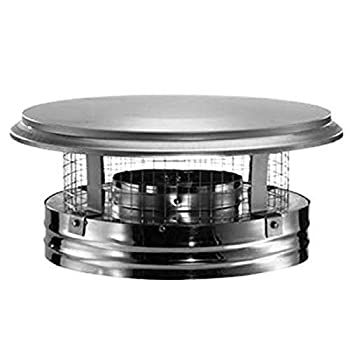 【中古】【インポート品・未当て嵌める】M\u0026G DuraVent Duravent Galvanized DuraPlus 7 Class Pipe Chimney Cap with Sp 7
