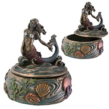 【中古】【輸入品・未使用】マーメイドボックス ジュエリーホルダー
