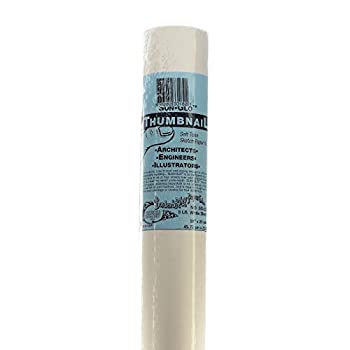 【中古】【39shop】【輸入品・未使用】Sun★Glo White Thumbnail Sketch Tracing 18 inch x 20 yards by B&R(新古品)|アトリエ絵利奈