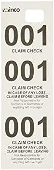 【中古】【輸入品・未使用】Winco Coat Checks White 500 Per Box