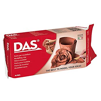 【中古】【39shop】【輸入品・未使用】(1.1★Pound Terra Cotta) - DAS Air Hardening Modelling Clay 0.5kg Block Terra Cotta (387100)(新古品)|アトリエ絵利奈