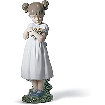 【中古】【インポート品・未当て嵌める】リヤドロ LLADRO あやつり人形 好いたらしいなお花 01008021