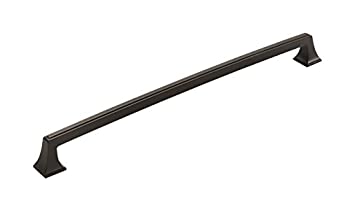 【中古】【輸入品・未使用】Amerock BP53533BBR Mulholland 電化製品引き出し取っ手、18インチ 中心から中心までオーバーサイズ、ブラックブロンズ