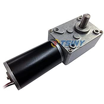 【中古】【輸入品・未使用】TSINY BBQミニチュア右角度12?V DC 16?Rpm Electricウォームギアボックスモーター