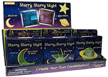【中古】【39shop】【輸入品・未使用】(Galaxy)★- Starry Starry Night Stick-On Glow - Galaxy(新古品)|アトリエ絵利奈