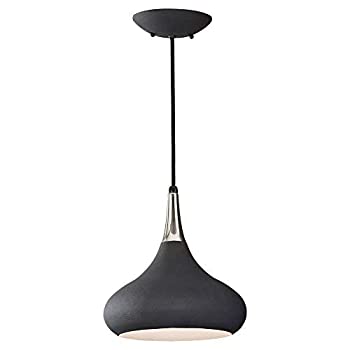 【中古】【39shop】【輸入品・未使用】(25cm★Wide Black) - Murray Feiss P1253BK Beso 1 Light Pendant Black(新古品)|アトリエ絵利奈