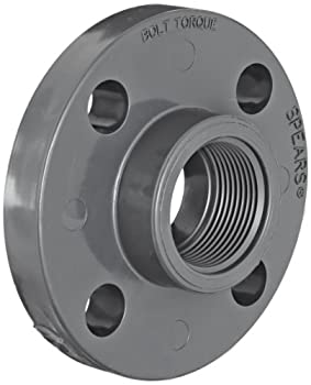 【中古】【輸入品・未使用】Spears 852 Series PVC Pipe Fitting One Piece Flange Class 150 Schedule 80 2 NPT Female by Spears Manufacturing