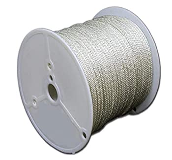 【中古】【輸入品・未使用】T.W . Evans Cordage 294-080-83 1/4-Inch by 200-Feet Solid Braid Polyester Rope by T.W . Evans Cordage Co.