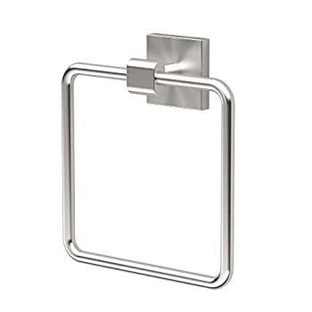 【中古】【輸入品・未使用】Gatco 4072 Elevate Towel Ring Satin Nickel by Gatco