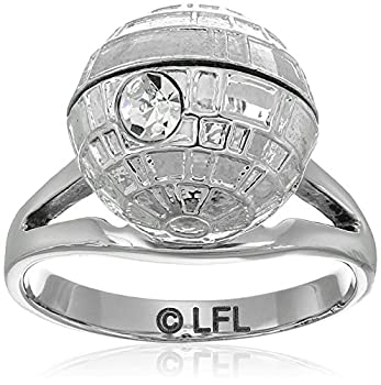 【中古】【輸入品・未使用】スターウォーズ ジュエリー デスステンレススチール 3Dリング 6