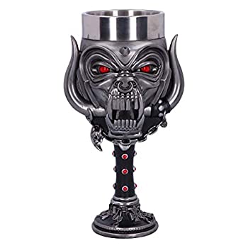 【中古】【輸入品・未使用】Nemesis Now 公式ライセンスモーターヘッド スナッグレット ワーピッグ ゴブレット グラス 20.5cm シルバー｜アトリエ絵利奈 17,094円