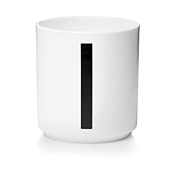 【中古】【輸入品・未使用】DESIGN LETTERS パーソナルポーセリンカップ（A～M） ホワイト I