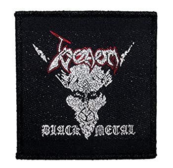 【中古】【輸入品・未使用】Venom ブラックメタルロゴパッチカバー アートメタルミュージックバンド 縫い付けアップリケ