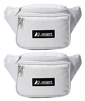 【中古】【39shop】【輸入品・未使用】(White)★- everest Signature Waist Fanny Pack Sets of Two（新古品）｜アトリエ絵利奈