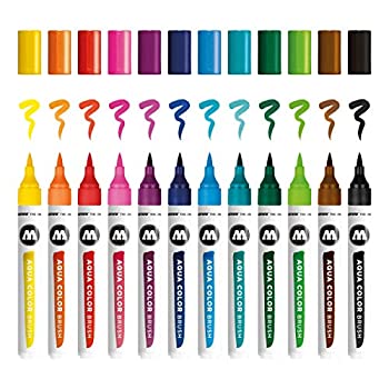 【中古】【39shop】【輸入品・未使用】Molotow★Aqua Color Brush Setマーカー(新古品)|アトリエ絵利奈