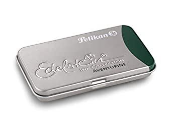 【中古】【輸入品・未使用】Pelikan Edelstein Ink cartridges aventurine (geen) (6 cartridges)