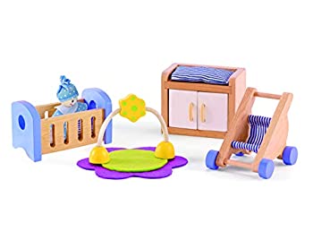 【中古】【インポート品・未当て嵌める】Hape E3459 Baby Room for Doll\u0027s House その他-パソコン・周辺機器