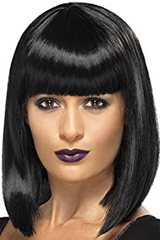 【中古】【インポート品・未当て嵌める】Smiffys Women\u0027s Rnb Star Wig Black - One Size