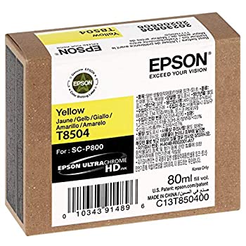 【中古】【輸入品・未使用】Epson C13T850400 (T8504) Ink cartridge yellow 80ml
