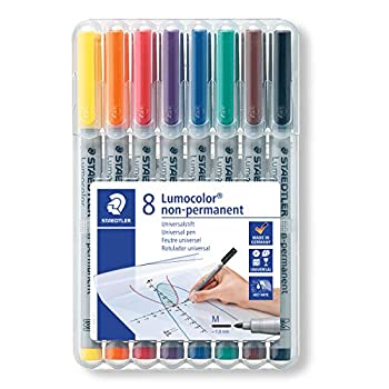 【中古】【インポート品・未当て嵌める】STAEDTLER LUMOCOLOR M WBASE WLT8 315WP8