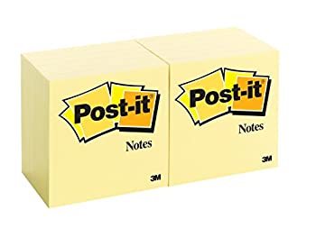 【中古】【輸入品・未使用】3M POSTIT NOTE 76X76MM YELLOW 654