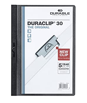 【中古】【輸入品・未使用】DURACLIP FILE A4 3MM BLACK PK25 2200