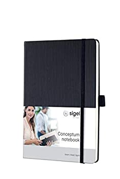 【中古】【インポート品・未当て嵌める】SIGEL NOTEBOOK LINED 148X213X20MM BLK