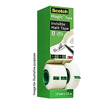 【中古】【インポート品・未当て嵌める】Scotch Magic Tape 19粍 x 33m Rolls (Value Pack of 8)