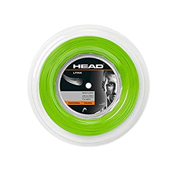 【中古】【39shop】【輸入品・未使用】ヘッド★リンクス 200Mロール 硬式テニスガット ポリエステルガット(Head Lynx String) / 1.30mm / グリーン(新古品)|アトリエ絵利奈