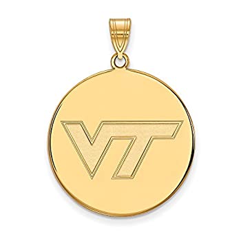 【中古】【39shop】【輸入品・未使用】Virginia★Tech Extra Large (1インチ) ディスクペンダント(ゴールドメッキ)（新古品）｜アトリエ絵利奈