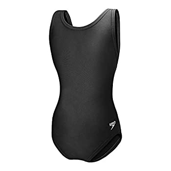 【中古】【インポート品・未当て嵌める】Speedo Big Girls\u0027 Race Xtra Life Lycra PowerFLEX Eco Solid Super Pro One Piece Swimsuit Black 8/24