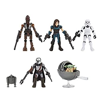 【中古】【インポート品・未当て嵌める】Star Wars Mission Fleet Defend The Child 2.5-Inch-Scale Figure 5-Pack with Accessories Toys for Kids Ages 4 and Up