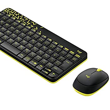 【中古】ロジクール 二十日鼠 鍵盤 仕掛ける 無線電話 MK240n 無線電話ジャズバンド 黒いこと MK240nBC