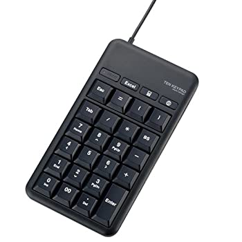 【中古】エレコム (まとめ) 熱っぽい仄めかし付き添い人USBテンキーパッド TK-TCM015BK (×2仕掛ける) パソコン・周辺機器-テンキー-マウス・キーボード・入力機器