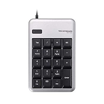 【中古】（まとめ）エレコム テンキーパッド Mサイズメンブレン シルバー TK-TCM011SV 1個【×3セット】