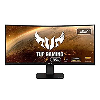 【中古】【39shop】ASUS★Monitor 35 VG35VQ UWQHD (3440x1440) Gaming VA（良い）｜アトリエ絵利奈