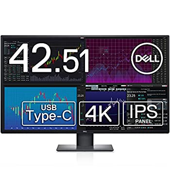 【中古】Dell 4K 大型管する 42.51in U4320Q(3無輝点取り替えっこ付/広可視性角/IPS/マルチ管する精神的な統合/USB Type-CDPHDMIx2/高さかい繕う/金棒引き内