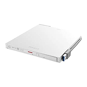 【中古】バッファロー BRXL-PTV6U3-WHA USB3.2（Gen1）対応 ポータブルBDドライブ 書込みソフト添付 ホワイト｜アトリエ絵利奈