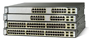 【中古】CISCO Catalyst 3750G-12S-S スタッカブル マルチ座標軸 ギガビットイーサネットスイッチ WS-C3750G-12S-S
