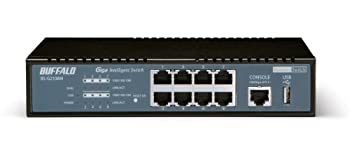 【中古】BUFFALO 法人向けレイヤー2インテリジェントGigaスイッチHUB 8ポート BS-G2108M