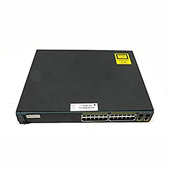 【中古】【39shop】KL84994★シスコシステムズ Catalyst 2960 Plus 24 10/100 PoE + 2 T/SFP LAN Base WS-C2960+24PC-L(良い)|アトリエ絵利奈