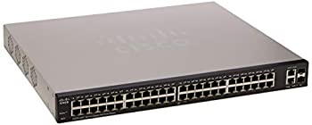 【中古】Cisco SG200-50FP Ethernet Switch - 50 Ports - 10/100/1000Base-T - 2 Layer SupportedLifetime Limited Warranty