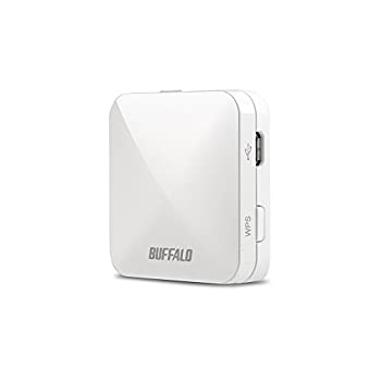 【中古】BUFFALO 11ac/n/a/g/b 無線LAN親機(Wi-Fiルーター) ホテル用 433/150Mbps ホワイト【Nintendo Switch 動作確認済】 WMR-433W-WH