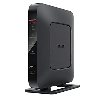 【中古】ワイヤレスルーター バッファロー 無線LAN親機 WSR-1800AX4/DBK