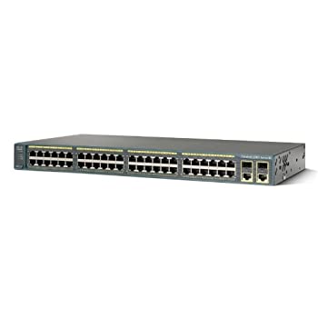 【中古】CISCO Catalyst 2960-48TC-S 賢しい イーサネット 取り替えっこ WS-C2960-48TC-S