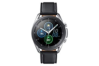 【中古】Galaxy Watch3 45mm Stainless/シルバー [Galaxy純正 国内品]SM-R840NZSAXJP