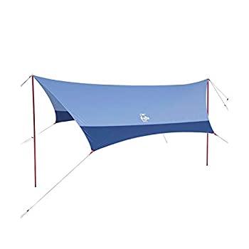 【中古】チャムス(CHUMS) ブービーウイングタープ 約H:475cm W:420cm ツートーンネイビー CH62-1493-N069-00|アトリエ絵利奈