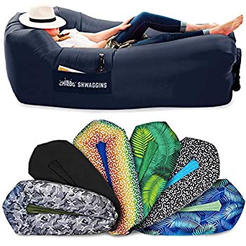 【中古】Chillbo SHWAGGINS 2.0 空気注入式ラウンジチェア ポータブルハンモック エアーソファ キャンピングチェア 理想的なギフト 空気注入式ソファ ビ