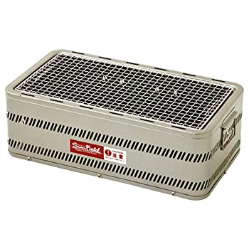 【中古】ホンマ製造所 SunField 丸焼きコンロ炭焼き食い道楽 M-450(S) 三鞭酒ゴールド