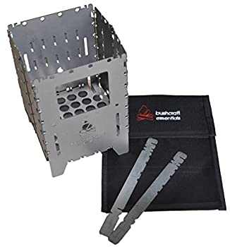 【中古】Bushcraft Essentials アウトドアクッカー かん木ボックス席 XL チタン製